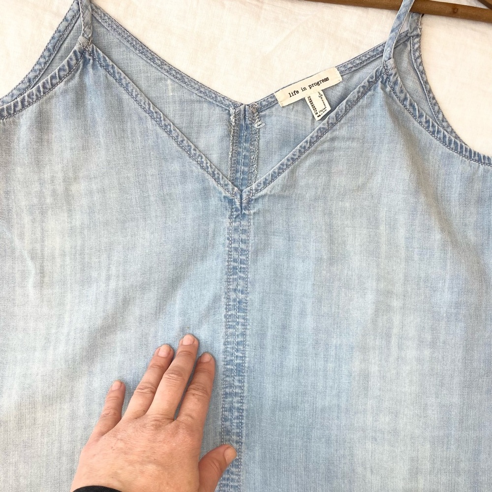 Life In Progress Denim Tank - Picture 7 of 8